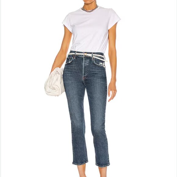 Agolde Riley High Rise Straight Crop | 24 - Picture 2 of 5